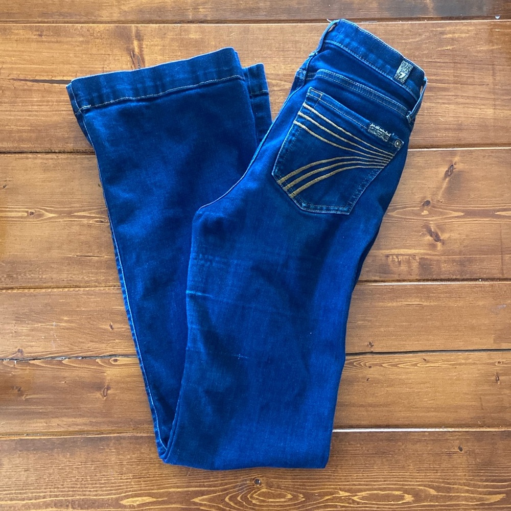 7 FAMK dark wash 28x34